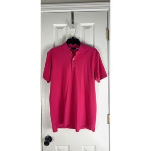 Lilly Pulitzer Via Palm Beach Men’s Polo Pink Shirt Size Small